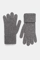 Weekend Max Mara rękawiczki wełniane ZAMIANEW wełna szary 2525566055600