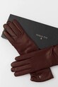 Accesorii Patrizia Pepe mănuși de piele 2F0105.L034 burgundia
