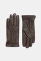 Marciano Guess rękawiczki skórzane skóra licowa brązowy 5BGZ04.9423Z