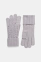 Guess rękawiczki drobny wzór szary AW5382.POL02