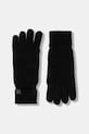 Calvin Klein rękawiczki kaszmirowe wełna czarny LV14F8065G