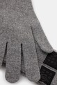 MM6 Maison Margiela rękawiczki z dodatkiem wełny S62TS0078.M13198.854 szary AW25