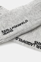 Karl Lagerfeld Jeans rękawiczki z domieszką wełny A4W33090 szary AW25
