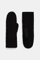 Rukavice s primjesom vune UGG CHUNKY bez uzorka crna 101022