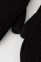 UGG rękawiczki z domieszką wełny CHUNKY 101022 czarny AW25