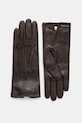 Kožené rukavice Marc O'Polo přírodní kůže hnědá 509809204007