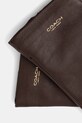 Kožené rukavice Coach 29CCN07 hnědá AW25