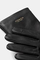 Coach rękawiczki skórzane 29CCN07 czarny AW25