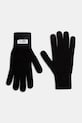 MM6 Maison Margiela rękawiczki z dodatkiem wełny gładkie czarny SH2TS0002.M13199.900S