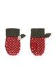Detské vlnené rukavice Konges Sløjd STRAWBERRY MITTENS vlna červená KS103538.9BYA