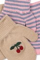 Konges Sløjd mănuși 2 PACK FILLA MITTENS KS103431.9BYA bej AW25