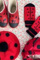 Konges Sløjd rękawice dziecięce LADYBUG MITTENS KS103495.9BYA