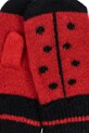 Chłopiec Konges Sløjd rękawice dziecięce LADYBUG MITTENS KS103495.9BYA czerwony