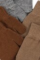 Konges Sløjd rękawiczki z dodatkiem wełny dziecięce 3-pack KS103433.9BYA multicolor AW25