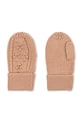 Konges Sløjd mănuși de lână pentru copii CABBY MITTENS lana bej KS103451.9BYA