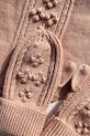 Konges Sløjd mănuși de lână pentru copii CABBY MITTENS portocaliu KS103451.9BYA