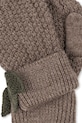Chłopiec Konges Sløjd rękawiczki wełniane dziecięce FRUITY MITTENS KS103468.9BYA zielony