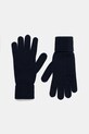 Bally rękawiczki wełniane wełna granatowy MGL00P