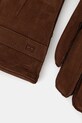Tommy Hilfiger rękawiczki skórzane AM0AM13600 brązowy AW25