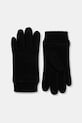 BOSS rękawiczki z dodatkiem wełny z dodatkiem wełny czarny 50551611