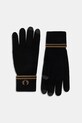Fred Perry rękawiczki z dodatkiem wełny z dodatkiem wełny czarny C9151