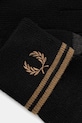 Fred Perry rękawiczki z dodatkiem wełny C9151 czarny AW25