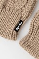 Eisbar rękawiczki z dodatkiem wełny Afra Mittens E80135 beżowy AW25