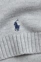 Μάλλινο κασκόλ Polo Ralph Lauren 323953205002 γκρί AW25