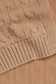 Дитячий бавовняний шарф Polo Ralph Lauren 323953206004 коричневий AW25