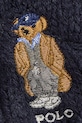 Akcesoria Polo Ralph Lauren szalik wełniany 455981434 granatowy
