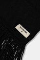 Patrizia Pepe szalik z domieszką wełny 8F0067.K287 czarny AW25
