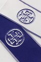 Платок с шёлком Tory Burch Medallion 174863.400 тёмно-синий AW25