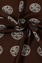 Kiegészítők Tory Burch selyem kendő Medallion 171200.200 barna