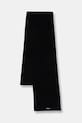 Pinko szalik z dodatkiem wełny dzianina czarny 105996.A2Z4