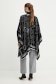 Pončo s příměsí vlny Pinko 105965.A2ZI černá AW25