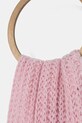 Pinko szalik z wełną 105990.A2Z2 różowy AW25