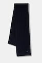 United Colors of Benetton szalik z dodatkiem wełny dzianina granatowy 122HDU01O
