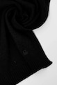 United Colors of Benetton szalik z dodatkiem wełny 122HDU01O czarny AW25