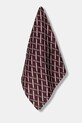 Hedvábný šátek Armani Exchange látka burgundské XW001485.AF16979