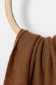 Bally szalik wełniany WSC04W brązowy AW25