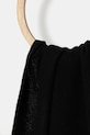 Μάλλινο κασκόλ Bally WSC04W μαύρο AW25