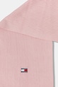 Tommy Jeans szalik bawełniany AW0AW18045 różowy AW25