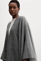 MM poncho din lână BRENTA gri 2526546028600