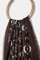 Vlněná šála Weekend Max Mara TAMBUTO 2525546084600 hnědá AW25