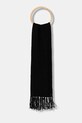 Armani Exchange szalik wełniany dzianina czarny XW001500.AF16604