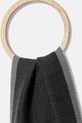 Lanvin szalik wełniany szary 710009252