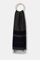 Lanvin szalik wełniany 710009252 czarny AW25