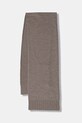Emporio Armani szalik wełniany dzianina beżowy EW003130.AF19981
