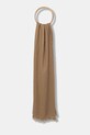 Weekend Max Mara szal z domieszką kaszmiru FLAVIONEW tkanina brązowy 2525546025600