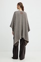 Odzież Weekend Max Mara poncho wełniane OGNUNO 2525546055600 brązowy